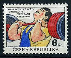 S	Rep. Tchèque ** N° 8 - Championnats D´altérophilie - Unused Stamps