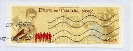 Vignette D'affranchissement - Fête Du Timbre 2007 - R463 - 2010-... Viñetas De Franqueo Illustradas