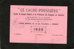 SOCIETE DE SECOURS MUTUELS VOYAGEURS DE COMMERCE DE BORDEAUX  THEATRE ATHENEE - Labor Unions