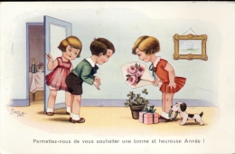 PK Fantasie Fantaisie - Kinderen - Enfants Bonne Année - Illustr. Jim Patt - Humorous Cards