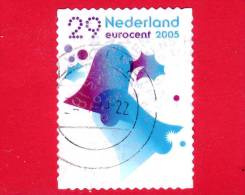 OLANDA - Nederland - USATO - 2005 - Natale - Christmas - Francobolli Di Dicembre - Campane - 29 - Used Stamps