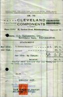 CLEVELAND COMPONENTS - Ann0 1946 - Royaume-Uni