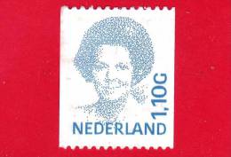 OLANDA - Nederland - USATO - 2000 - Regina Beatrice - Emesso In Rotoli - Type 'Inversie' - 1.10 - Used Stamps