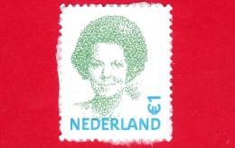 OLANDA - Nederland - Usato - 2002 - Regina Beatrice - Ritratto Elettronico - € 1 - Used Stamps