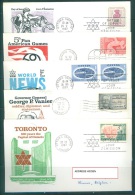 CANADA - 5 FDC - YEAR 1967 - Mi 411 413 414 415 416 Yv 391 393 394 395 396 Sc 470 472 473 474 475 -  Lot 8858 - 1961-1970