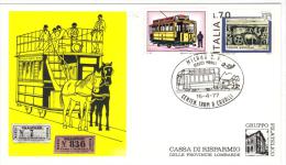 500/172 - ITALIA Centenario Tramvie A Cavalli 16/4/1977 - Tramways