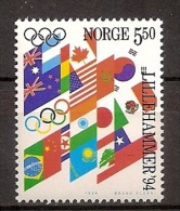 Norwegen 1994, Nr. 1150, Olympische Winterspiele, Lillehammer, Postfrisch (mnh) ** - Ungebraucht