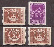 Schweden 1960, Nr. 457-458, Weltflüchtlingsjahr , Postfrisch (mnh) ** - Unused Stamps