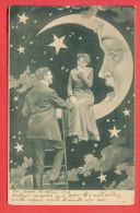 136354 /  1903 BIG MOON , COUPLE Man Homme Mann & Woman Femme Frau - B.K...W.I. 644/1 - Astronomy