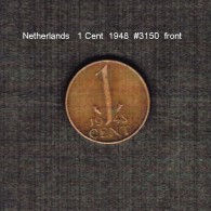 NETHERLANDS     1  CENT  1948  (KM # 175) - 1 Cent