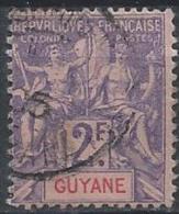 Guyane N° 48  Obl. - Usati
