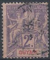 Guyane N° 48  Obl. - Usados