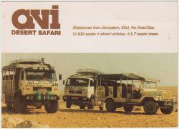 'AVI' Desert Safari - Jerusalem: 13 & 30 Seater 4-wheel Vehicles (M.A.N.) & 4 & 7 Seater JEEPS - Israel - Transporter & LKW