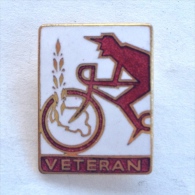 Badge Pin ZN000421 - Bicycle (cycling) Yugoslavia Veteran #77 - Radsport