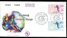 FDC 4/02/89 : Conseil De L'Europe - Instituciones Europeas