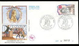 FDC 25/02/89 : Le Comte De Noailles - Révolution Française