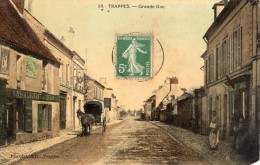 TRAPPES GRANDE RUE BUREAU DE TABAC VINS A LAURENT CALECHE  CARTE GLACEE - Trappes