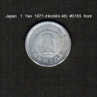 JAPAN    1  YEN  1971  (HIROHITO 46---SHOWA PERIOD)  (Y # 74) - Japan