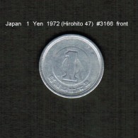 JAPAN    1  YEN  1972  (HIROHITO 47---SHOWA PERIOD)  (Y # 74) - Japan