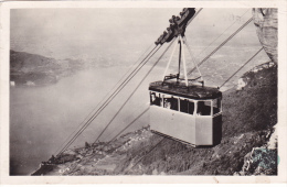 CPA 74 @ VEYRIER @ Le Téléférique En 1947 @ Lac D' Annecy - Veyrier