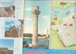 B0994 - Brochure Illustrata BRINDISI EPT 1967/PIANTA/SELVA DI FASANO/OSTUNI/ORIA - Turismo, Viaggi