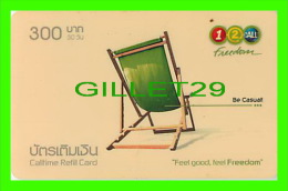 TÉLÉCARTES THAILANDE - CHAISE DE PLAGE  - 300 BAHT - DEC/2004 - PHONECARDS THAILAND - - Other – Asia