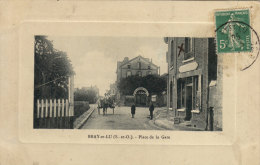 95 Bray Et Lu. Place De La Gare - Bray-et-Lû