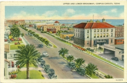 Texas - Corpus Christi - Upper And Lower Broadway - Corpus Christi