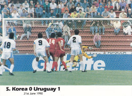 Cartolina  Italia 1990 - Sud Korea-Uruguay 0-1 - 1990 – Italien