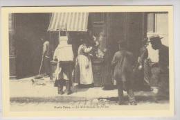 CPM REPRODUCTION, PARIS VECU, LA MARCHANDE DE FRITES - Sonstige & Ohne Zuordnung