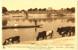 Mission Des Dominicaines-Missionnaires De Fichermont à Niangara - Haut-Uélé - Congo Belge
Deux Soeurs En Pirogue Vers L - Andere & Zonder Classificatie