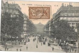 Carte Postale Ancienne : Avenue De L'Opéra - Arrondissement: 02