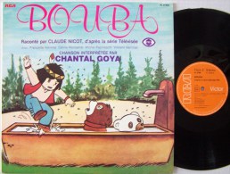 BOUBA Le Petit Ourson Raconté Par Claude NICOT LP Enfant Chanson Chantal GOYA - Children