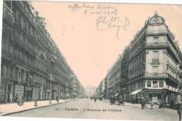 Carte Postale Ancienne : L'AVENUE DE L'OPERA - Arrondissement: 02