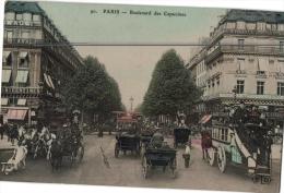 Carte Postale Ancienne : Boulevard Des Capucines - Arrondissement: 02