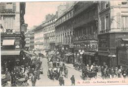 Carte Postale Ancienne : Le Faubourg Montmartre - Arrondissement: 02