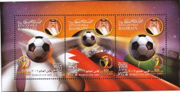 G)2002 BAHRAIN, FIFA WORLD CUP 2002 KOREA-JAPAN, S/S. MNH - Bahrein (1965-...)