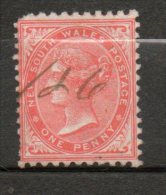 Nlle GALLES Du SUD  Vivtoria 1p Rouge 1871-82 N°45 - Mint Stamps