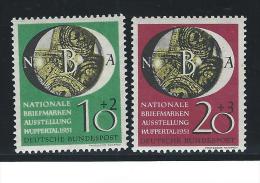 BRD       Michel     141/142             **             Postfrisch - Unused Stamps