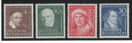 BRD       Michel    143/146             **             Postfrisch - Unused Stamps