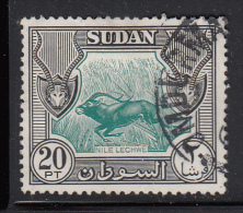 Sudan Used Scott #113 20p Nile Lechwe - Sudan (...-1951)