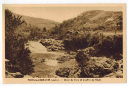 PONT DE MONT VERT : " Chute Du Tarn Et Gouffre De L' Oule " - Cliché CDMLC - Le Pont De Montvert