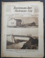 ILUSTROVANI LIST,ŠTIP, PRVA LOKOMOTIVA PRED ŠTIPOM   1924   4 SCANS - Magazines