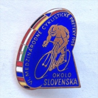 Badge (Pin) ZN000429 - Bicycle (cycling) 6th Tour Of Slovakia (Okolo Slovenska) 1959 - Radsport