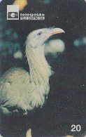Télécarte Brésil - OISEAU Passereau - CARIAMA HUPPE - Bird Brazil Phonecard - Vogel Telefonkarte / Ave Uccello - 2413 - Zangvogels