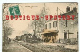 83 - BESSE Sur ISSOLE - Visuel RARE < Gare  < Train Chemin De Fer - Railway Station - Bahnhof - Dos Scanné - Besse-sur-Issole