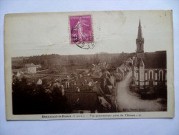 37 : Beaumont-la-Ronce - Vue Panoramique Prise Du Château - Pli Horizontal -(n°1233) - Beaumont-la-Ronce