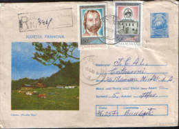 Romania-Postal Stationery Cover 1988 - Prahova County- Chalet "Red Mountain" - Hotel- & Gaststättengewerbe