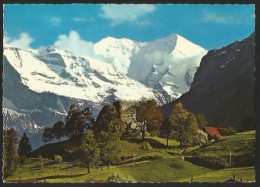 RUINE TELLENBURG Bei Frutigen An BLS Fisistöcke Balmhorn-Alteis Spiez 1980 - Frutigen