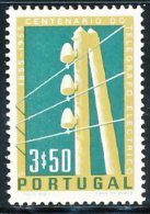 !										■■■■■ds■■ Portugal 1955 AF#817** Telegraph 3$50 CV €51,00 (x1694) - Nuovi